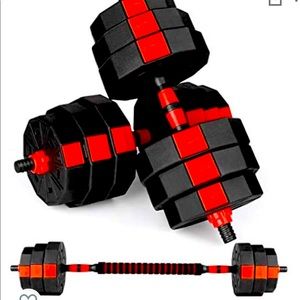44 lbs dumbell / barbell set